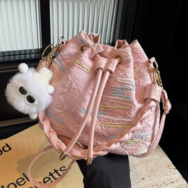 Soft Charm Bucket Bag