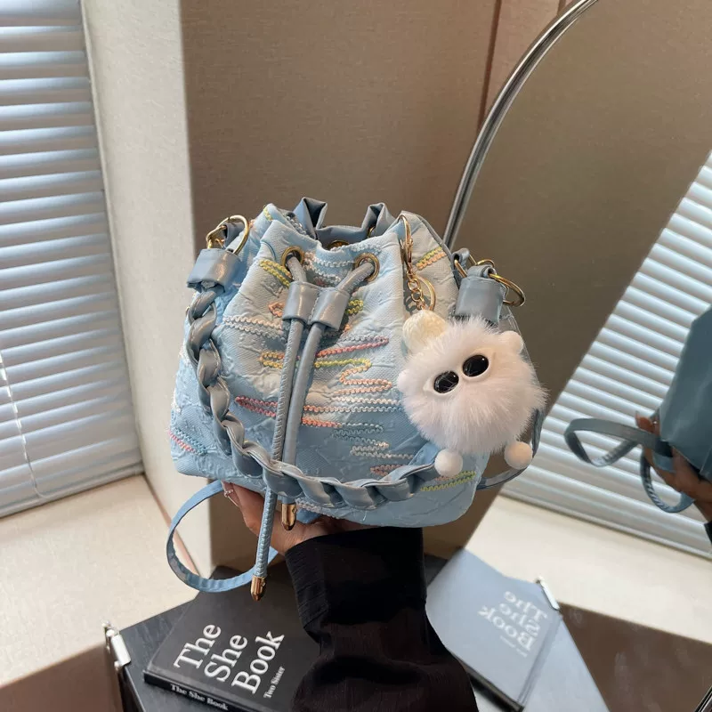 Soft Charm Bucket Bag