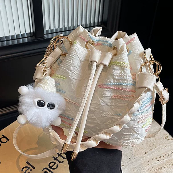 Soft Charm Bucket Bag